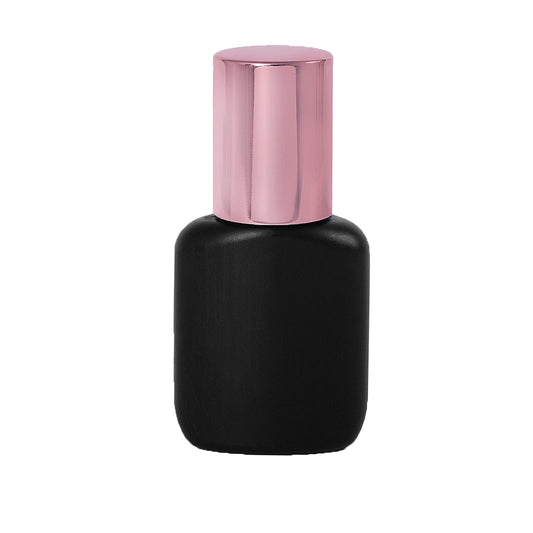 BLACK SQUOVAL BOTTLE PINK METALLIC TOP
