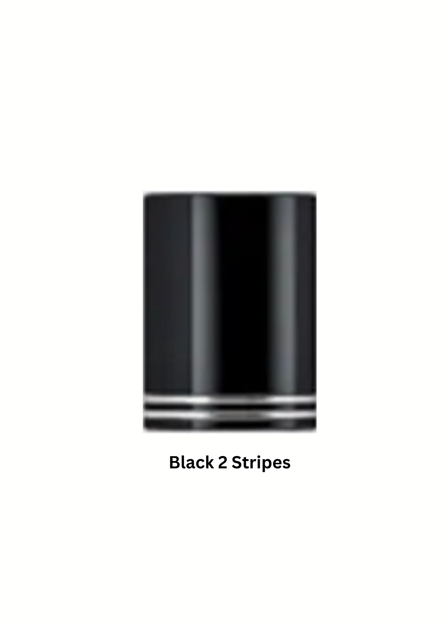 Black Cap 2 Stripes